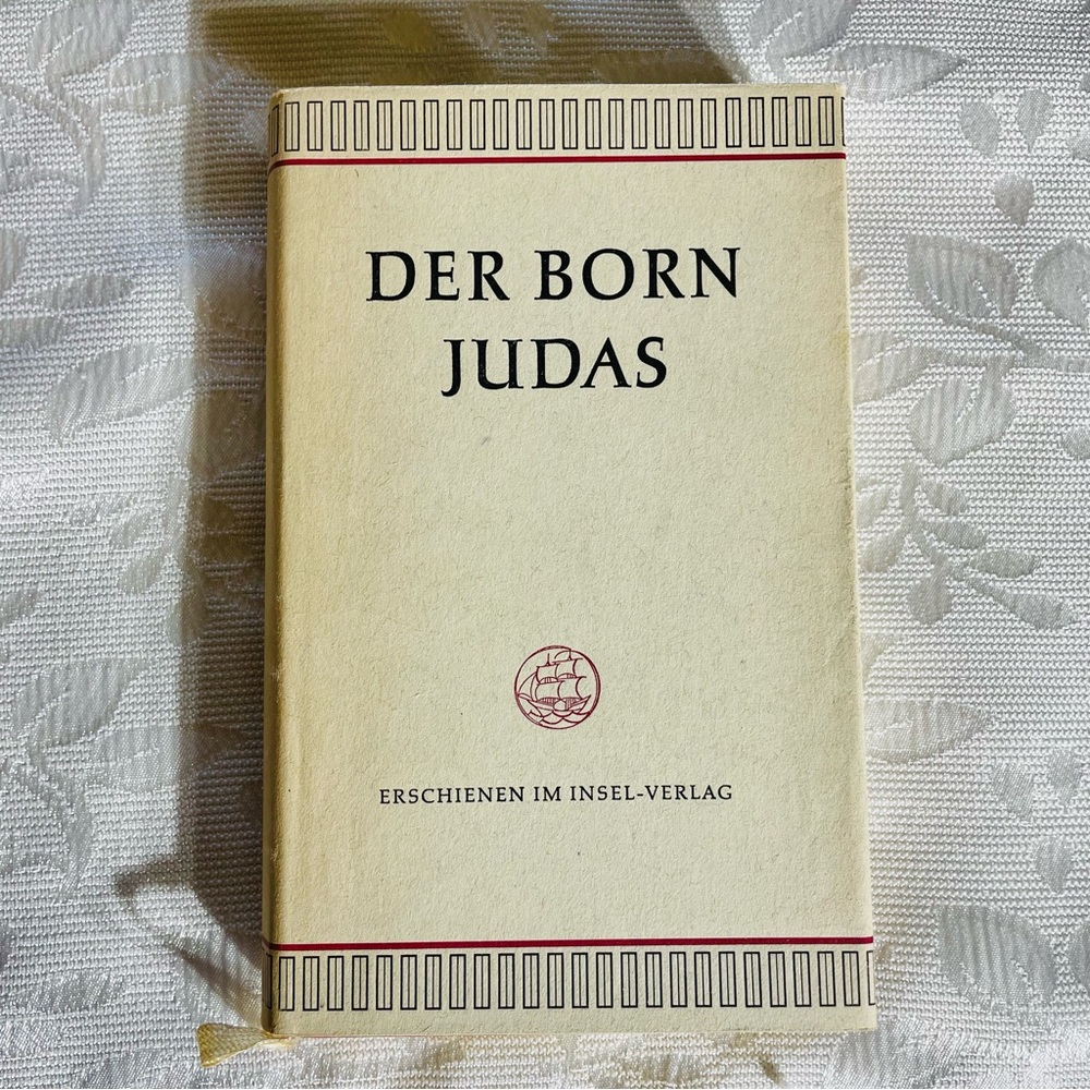 DER BORN JUDAS Im Insel Verlag 1959 book in German